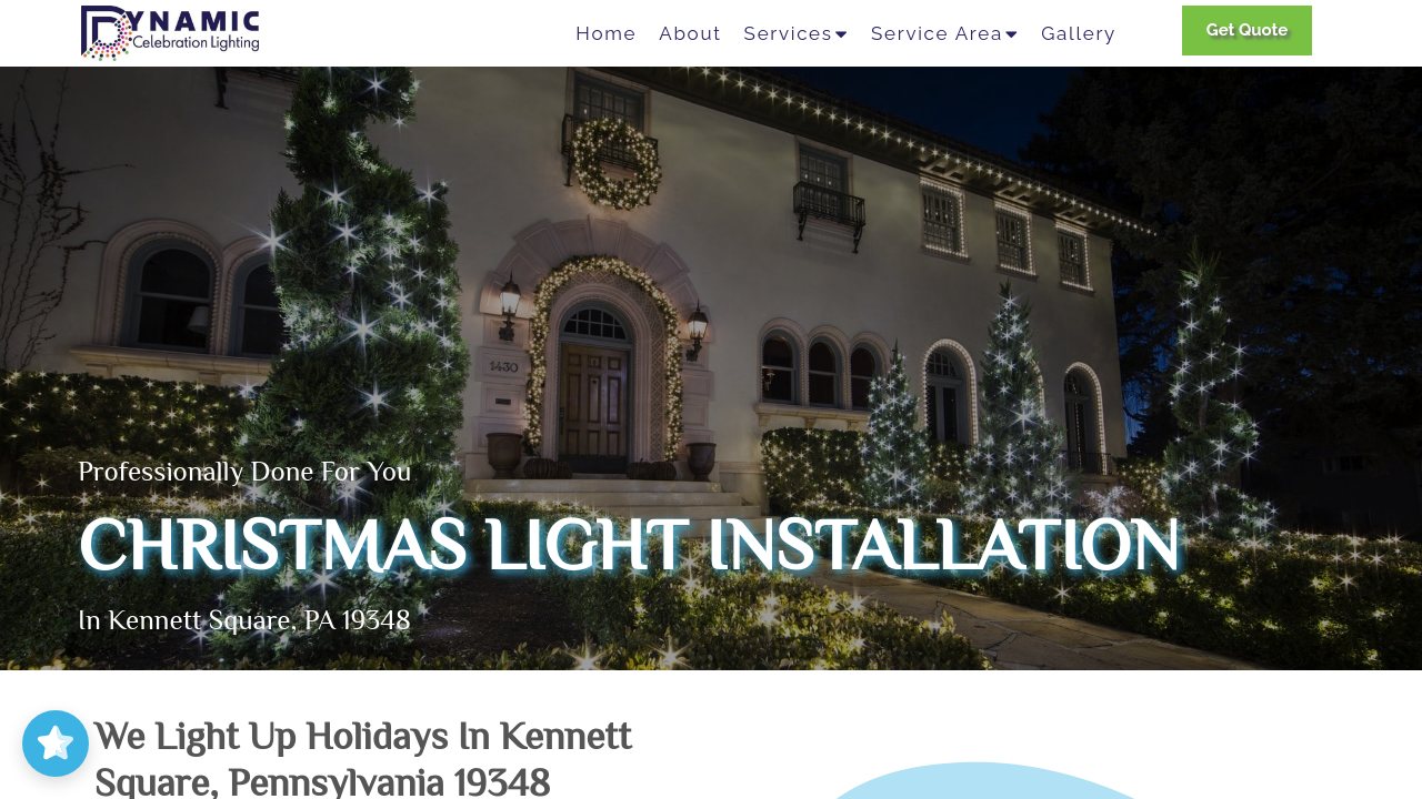 BEST Christmas Light Installation Service in Square, PA 19348