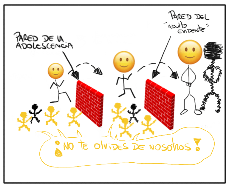 Dejar luz atrás cuando crecemos