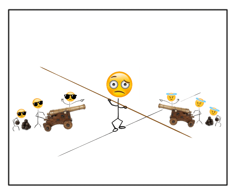 Yo con Soberbia y Humildad en Guerra 